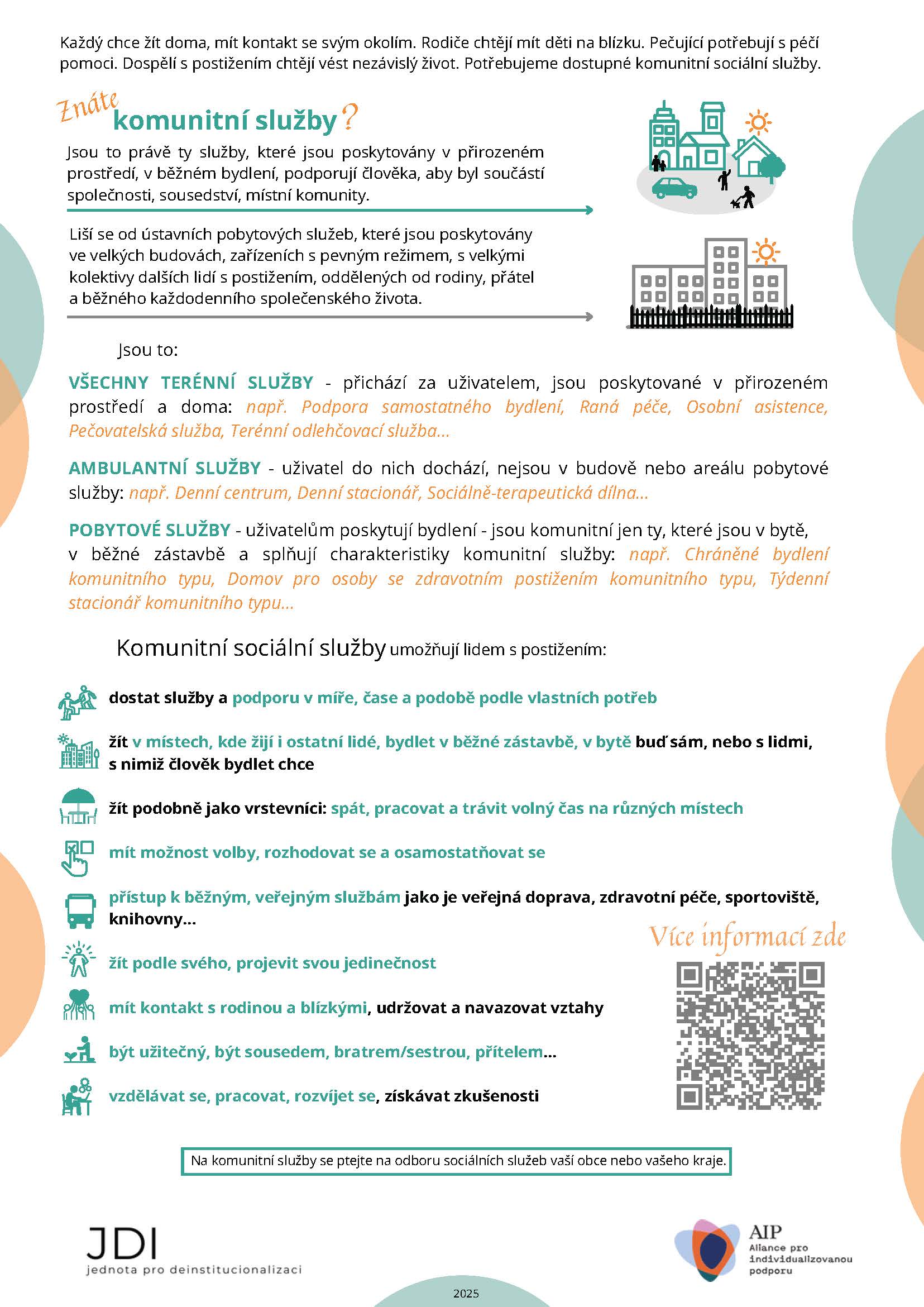 Jsme tu pro komunitu